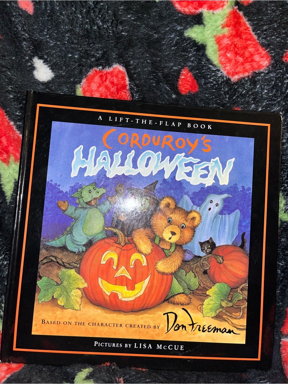 Vintage  1995 Corduroy Halloween Hardcover Children’s book  Lift the flap book